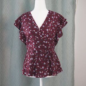 Formal boysenberry colored shirt